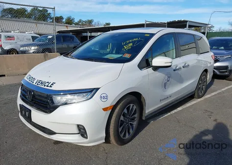 2024 Honda Odyssey Ex-L from USA, damaged, VIN 5FNRL6H60RB070333